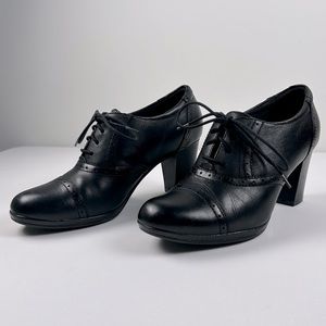 Clarks Collection Brynn Marina Leather Oxford Black